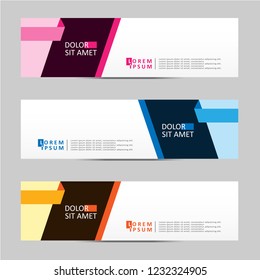 Banner background. Modern template vector design. Vector illustration eps 10