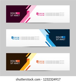 Banner background. Modern template vector design. Vector illustration eps 10