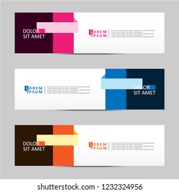 Banner background. Modern template vector design. Vector illustration eps 10