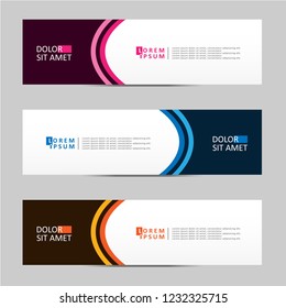 Banner background. Modern template vector design. Vector illustration eps 10