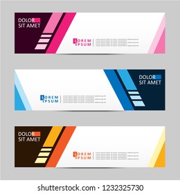 Banner background. Modern template vector design. Vector illustration eps 10
