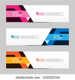 Banner background. Modern template vector design. Vector illustration eps 10