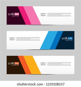 Banner background. Modern template vector design. Vector illustration eps 10