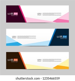 Banner background. Modern template vector design. Vector illustration eps 10