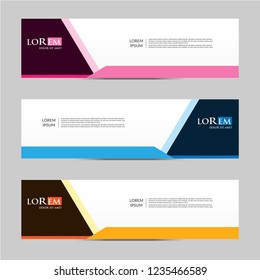 Banner background. Modern template vector design. Vector illustration eps 10