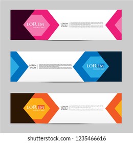 Banner background. Modern template vector design. Vector illustration eps 10