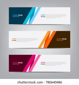 Banner background. Modern template vector design