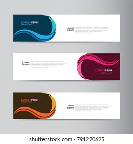 Banner background. Modern template vector design
