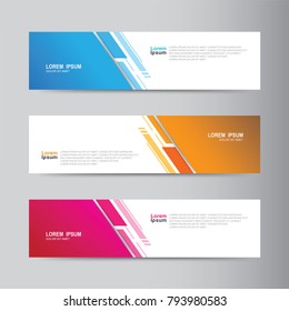 Banner background. Modern template vector design