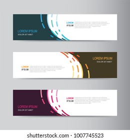 Banner background. Modern trendy template vector design