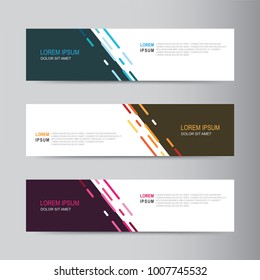 Banner background. Modern trendy template vector design