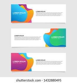 banner background. modern vector design. Colorful geometric background
