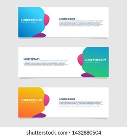 banner background. modern vector design. Colorful geometric background