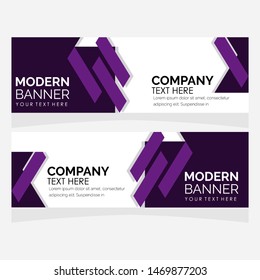Banner background modern vector design. 