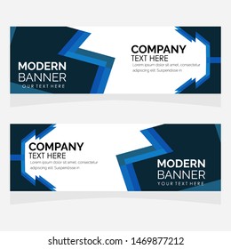 Banner background modern vector design. 