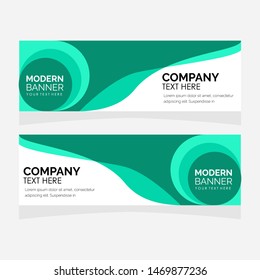 Banner background modern vector design. 