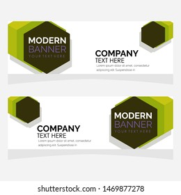Banner background modern vector design. 