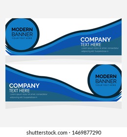 Banner background modern vector design. 