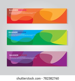 Banner background modern vector design