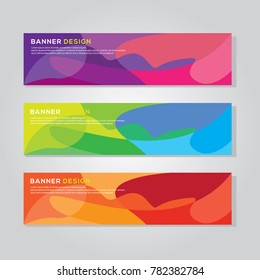 Banner background modern vector design