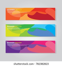 Banner background modern vector design