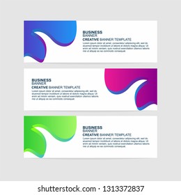 Banner background - Modern web banner template design