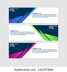 Banner background - Modern web banner template design