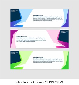 Banner background - Modern web banner template design