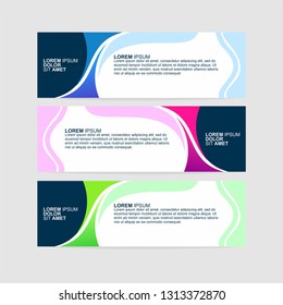 Banner background - Modern web banner template design