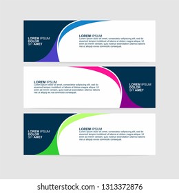 Banner background - Modern web banner template design