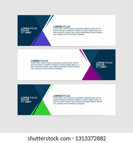Banner background - Modern web banner template design