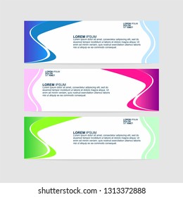 Banner background - Modern web banner template design