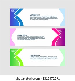 Banner background - Modern web banner template design