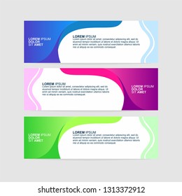 Banner background - Modern web banner template design
