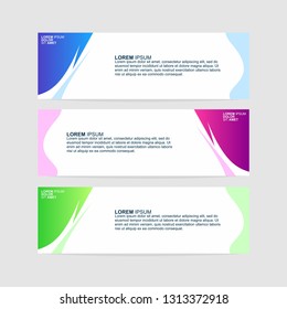 Banner background - Modern web banner template design
