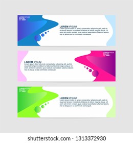 Banner background - Modern web banner template design