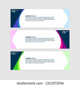 Banner background - Modern web banner template design