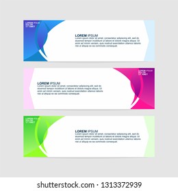 Banner background - Modern web banner template design