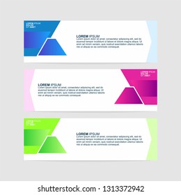 Banner background - Modern web banner template design
