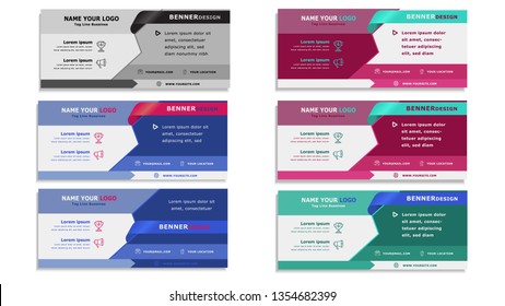 Banner background. Modern web template design