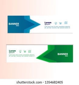Banner background. Modern web template design
