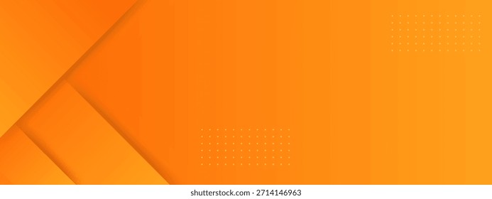 Fondo de Anuncio con capas diagonales geométricas naranjas y diseño moderno.