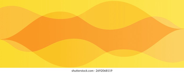 Anuncio de fondo naranja y amarillo de la onda. abstracto. fondo moderno. diseño simple. Vector EPS 10