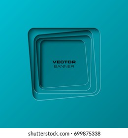 Banner background presentation, vector shape backdrop information. Graphic shape composition presentations. banners annotations. Color sticker banner for registration of proposals