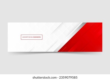 banner background, red and silver, slash , pattern , abstract eps 10