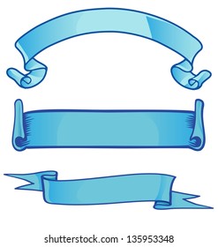 BANNER BACKGROUND SIGN BLUE