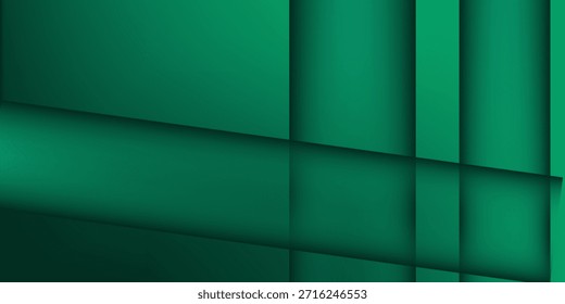 Banner-Hintergrund .slash . abstrakte geometrische. grüne Abstufung. Memphis . elegant. trendy. 10 EPS