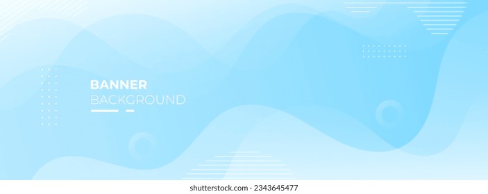 banner background template. colorful, bright blue and white gradations.memphis abstract eps 10