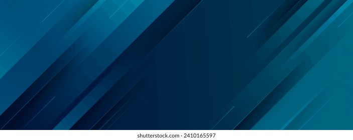 Banner background template, slash effect style, blue and dark gradation, abstract ,vector