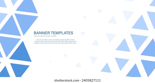 Banner background templates abstract style poster backdrop vector graphic design